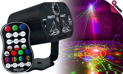 Rechargeable Party Laser Light with Remote!